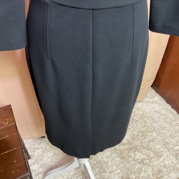 Boden Margie Ottoman Black Long Sleeve Belted Dress - Picture 10 of 13